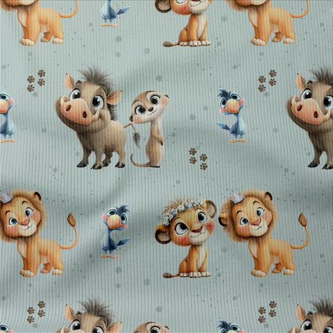 Rippjersey König Crew Blau 2885 (Bio)