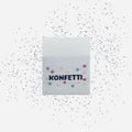Weblabels Konfetti Bunt 4er Set