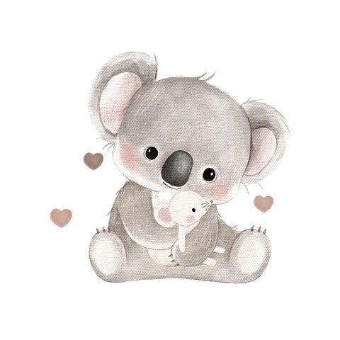 Bügelbild Kuschel Koala Medium