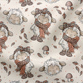 French Terry Kuschelschäfchen Leo Creme 3739 (Bio) VORBESTELLUNG