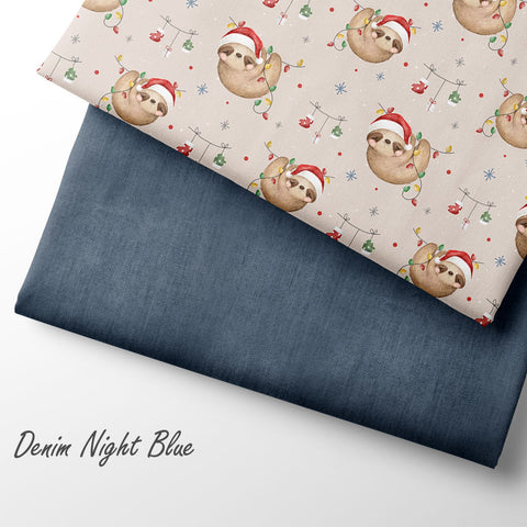 French Terry Denim Night Blue (Bio) VORBESTELLUNG