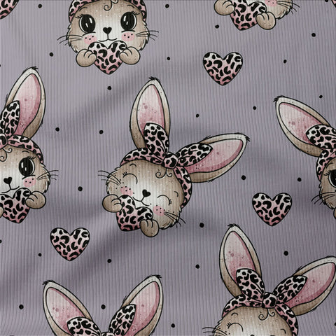 Rippjersey Lara Leo Häschen Lila (Bio)