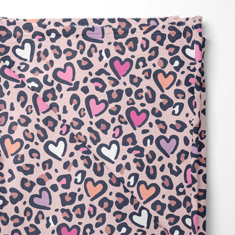 Musselin Double Gauze Leopard Love (Bio)