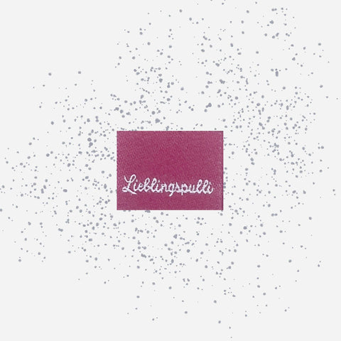 Weblabels Lieblingspulli Pink 4er Set