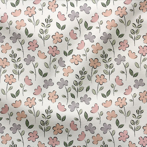 French Terry Little Flowers 2997 (Bio)