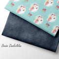 French Terry Denim Dunkelblau