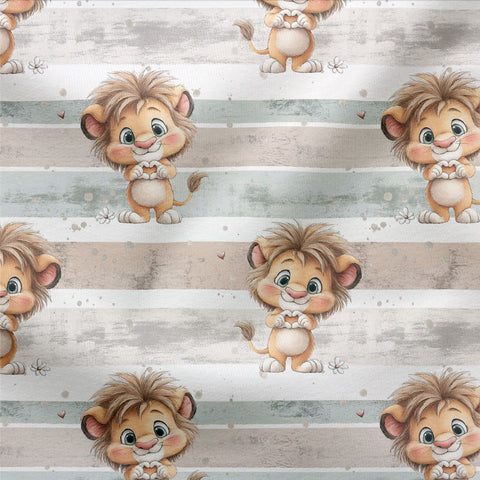 French Terry Loved Lion 3373 (Bio) VORBESTELLUNG