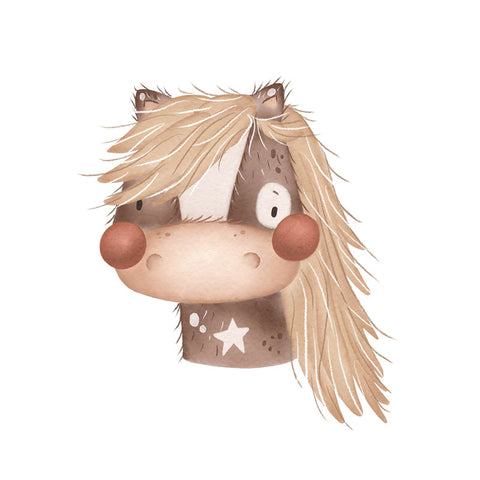 Bügelbild Lucky Pony Medium