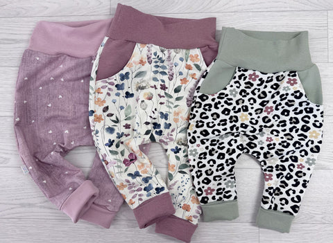 Nähbox 3 Pumphosen Gr.50-98