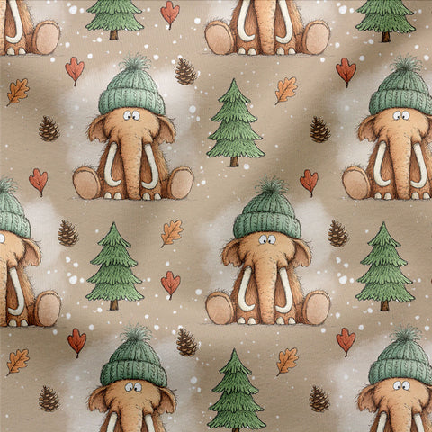 French Terry Mampfred Beige 3170 (Bio)