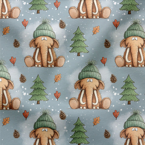 French Terry Mampfred Blau 3171 (Bio)