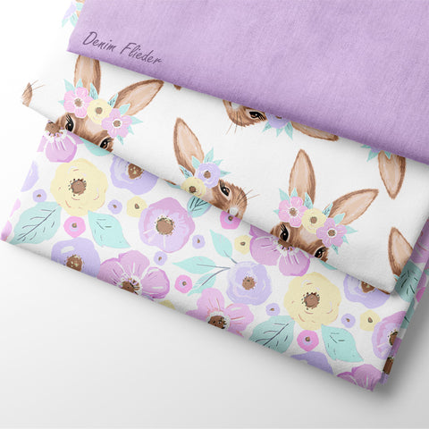 Jersey Melody Flowerbunny Kombiblumen 3356 (Bio) VORBESTELLUNG