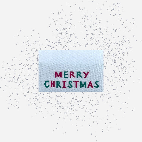Weblabels Merry Christmas 4er Set