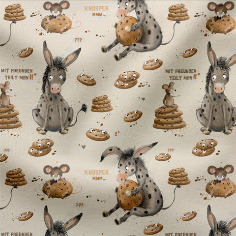 French Terry Mit freunden teilt man 3236 (Bio)