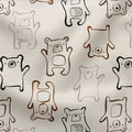 French Terry My little bear Earth