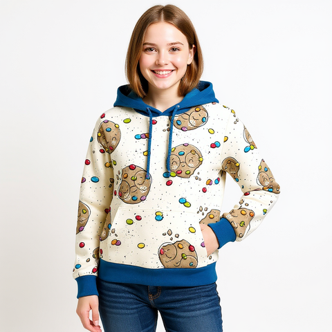 French Terry Nerdie Cookies 3145 (Bio)