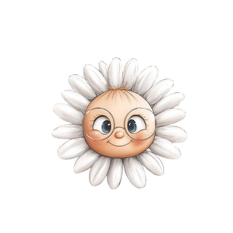 Bügelbild Nerdie Daisy MINI