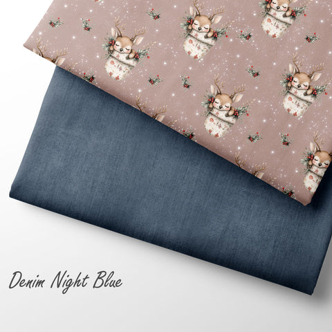 French Terry Denim Night Blue (Bio) VORBESTELLUNG