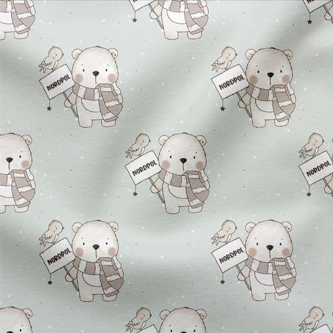 French Terry Nordpolbärchen 3227 (Bio)