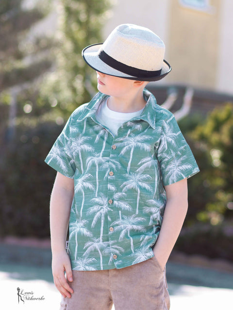 Jerseystoff Ocean Palms 3612 (Bio)