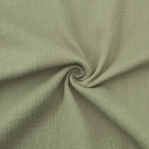Cotton crinkle Oliv 027