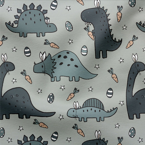 French Terry Osterdinos Blau 3381 (Bio) VORBESTELLUNG