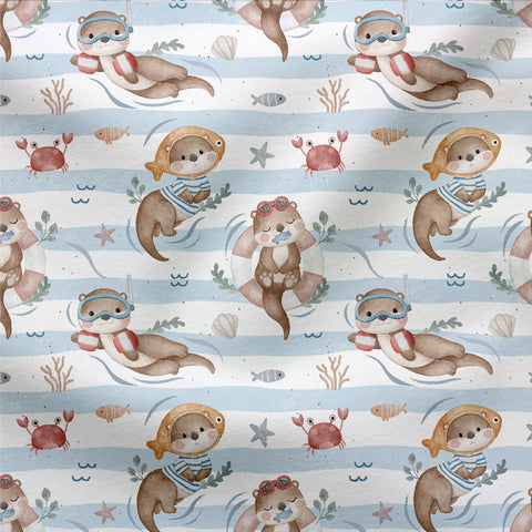 Sport/Badelycra UPF 50+ Otter Odyssey gestreift 3616