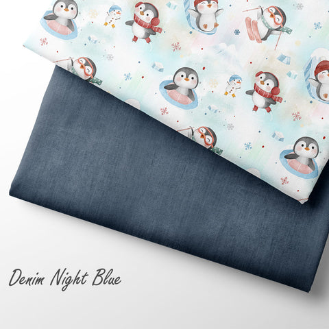 French Terry Denim Night Blue (Bio) VORBESTELLUNG