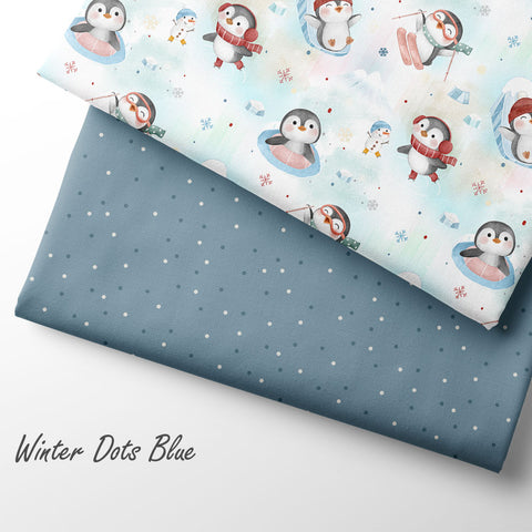 French Terry Penguin's Winter Playground 3031 (Bio) VORBESTELLUNG