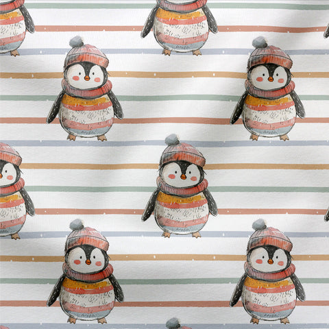 Jerseystoff Pips der Pinguin