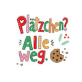 Bügelbild Plätzchen? Alle weg Medium