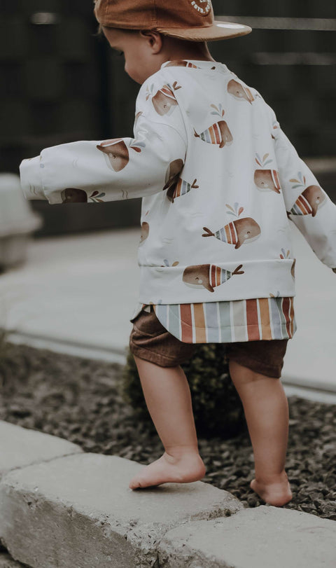 Jerseystoff Rainbow Love Stripes (Bio)