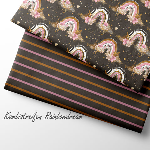 French Terry Rainbowdream Rosegold