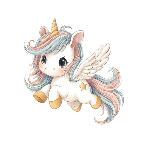 Bügelbild Rainbowjump Medium