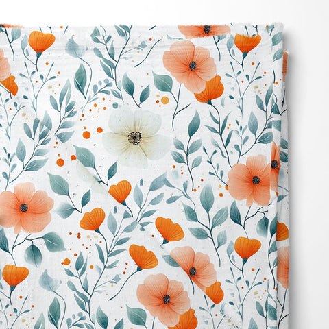 Musselin Double Gauze Rena Flowers(Bio)