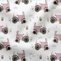 Jerseystoff Retro Trecker Rosa