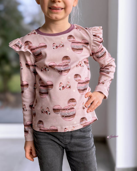 Schnittmuster Rippshirt Naima 50-170