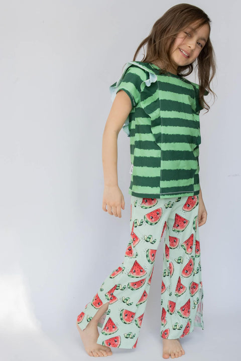 Jerseystoff Melonen Streifen 3611 (Bio)