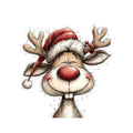 Bügelbild Rudolph Quatschkopf Medium