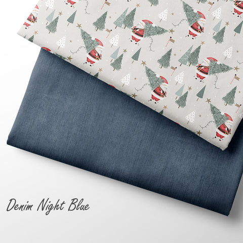 French Terry Denim Night Blue (Bio) VORBESTELLUNG
