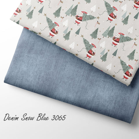 French Terry Denim Snow Blue 3065 (Bio) VORBESTELLUNG