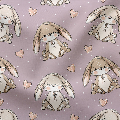 Jersey Schlappohr Mauve 3409 (Bio) VORBESTELLUNG