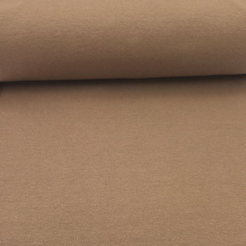 Bündchenstoff Schokobraun 066