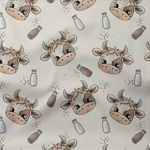 Rippjersey Schokokuh Kopf 3081 (Bio)