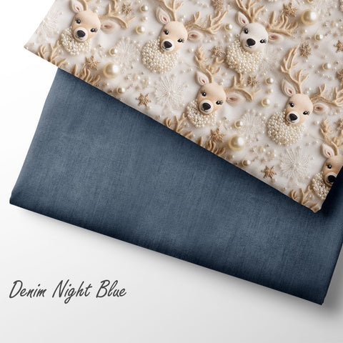 French Terry Denim Night Blue (Bio) VORBESTELLUNG