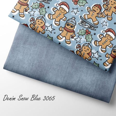French Terry Denim Snow Blue 3065 (Bio) VORBESTELLUNG