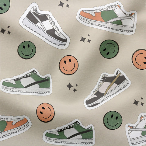 French Terry Sneaker Fun Neutral 3275 (Bio)