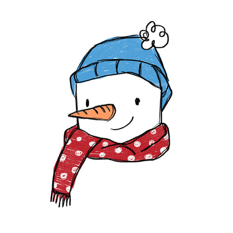 Bügelbild Snow Scratch Medium