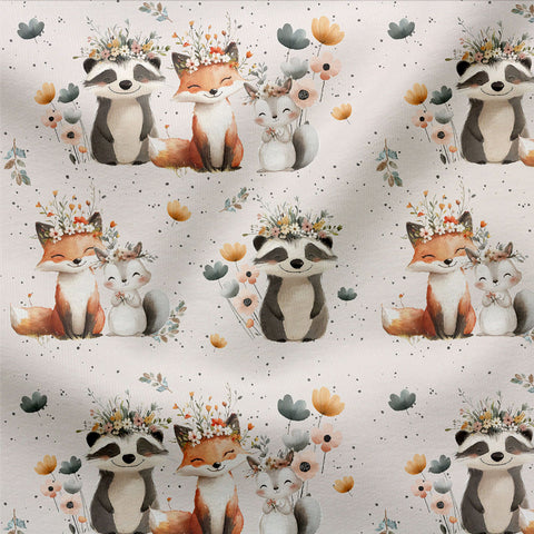 Jersey Stoff Spring Forest 2844 (Bio) VORBESTELLUNG