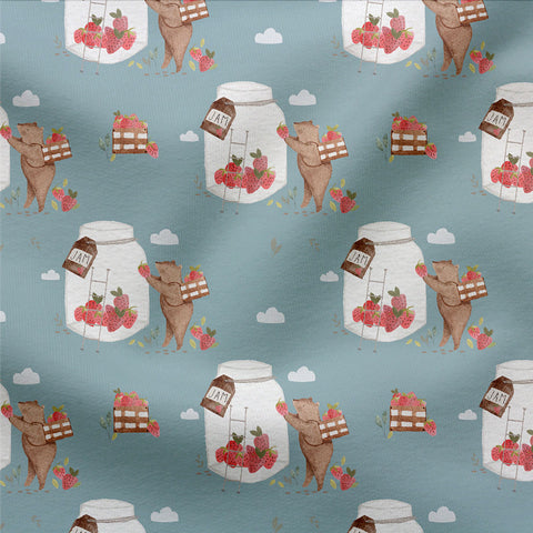 Jerseystoff Strawberry Jam 3566 (Bio)
